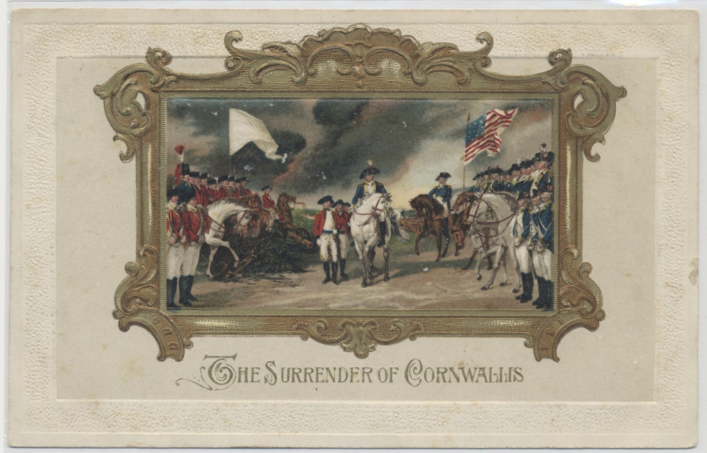 circ. 1910's Germany Used Postcard "The Surrender of Cornwallis"  #*sku37287