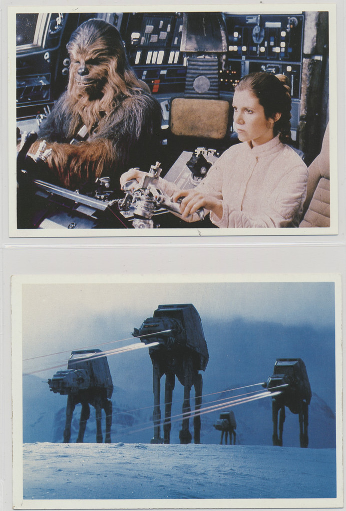 1980 Topps Giant Star Wars Empire Strikes Back Checklist #1 (5 by 7 Inches) Lot of 6  #*sku37319