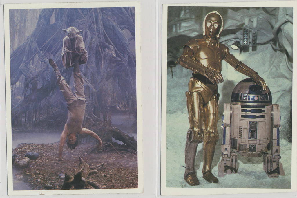 1980 Topps Giant Star Wars Empire Strikes Back Checklist #2 (5 by 7 Inches) Lot of 6  #*sku37320