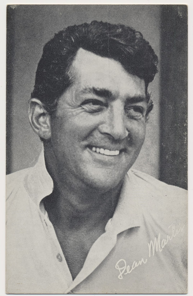 1950's Dean Martin Courtesy of Billboard Exhibit Card Printed In The USA #*sku1977a