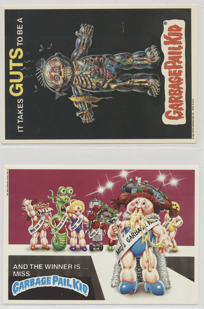 1986 Topps Garbage Pail Kids Giant Stickers Partial Set 14/15  #*sku3220a
