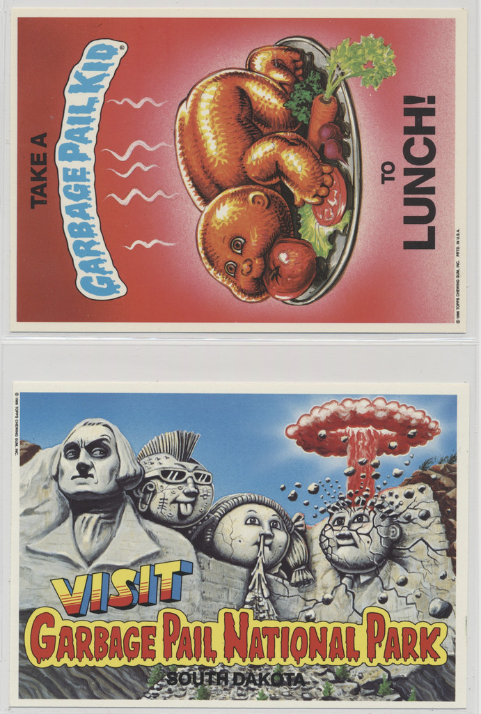 1986 Topps Garbage Pail Kids Giant Stickers Partial Set 14/15  #*sku3220a