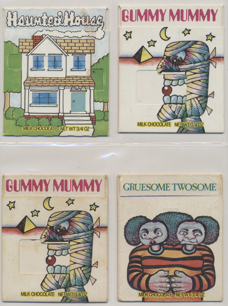 circ.1970's Trog-Lo-Dytes Action Pack Chocolate Cards Lot of 7 different plus 2 dup  #*sku37338