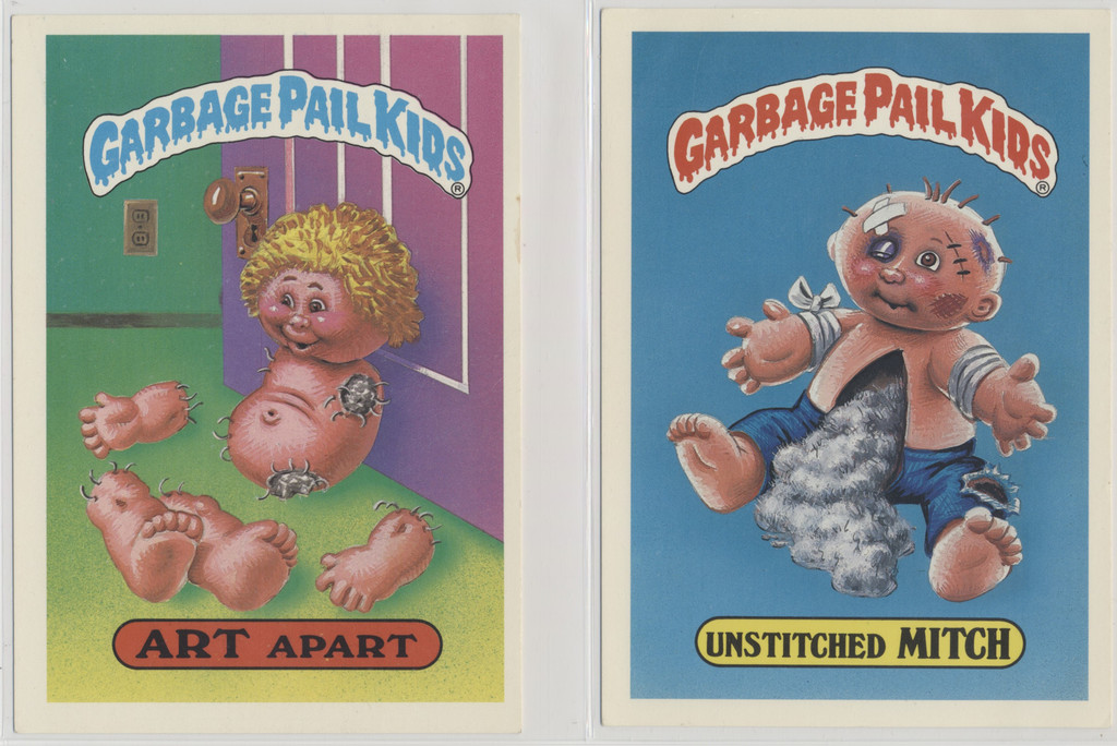 1986 Topps 1st Series Garbage Pail Kids Giant Stickers (5 x 7 inches) Partial Set 31/39  #*sku37334