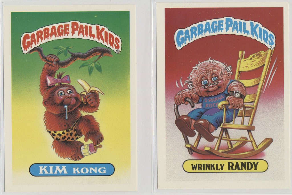 1986 Topps 1st Series Garbage Pail Kids Giant Stickers (5 x 7 inches) Partial Set 31/39  #*sku37334
