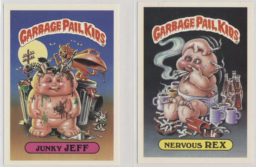 1986 Topps 1st Series Garbage Pail Kids Giant Stickers (5 x 7 inches) Partial Set 31/39  #*sku37334