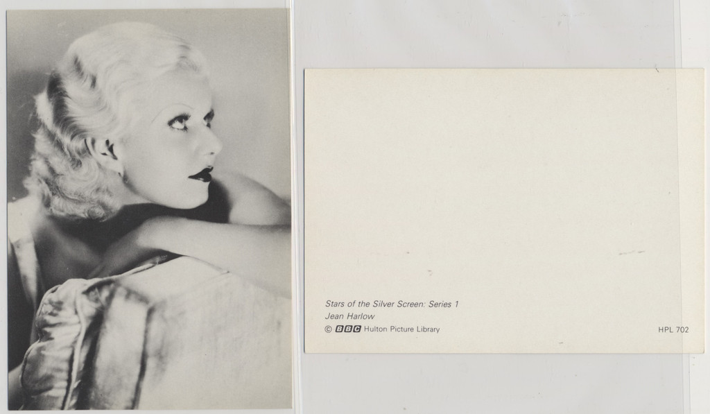 circ.1980's Stars of the Silver Screen: Series 1 Jean Harlow  #*sku37343