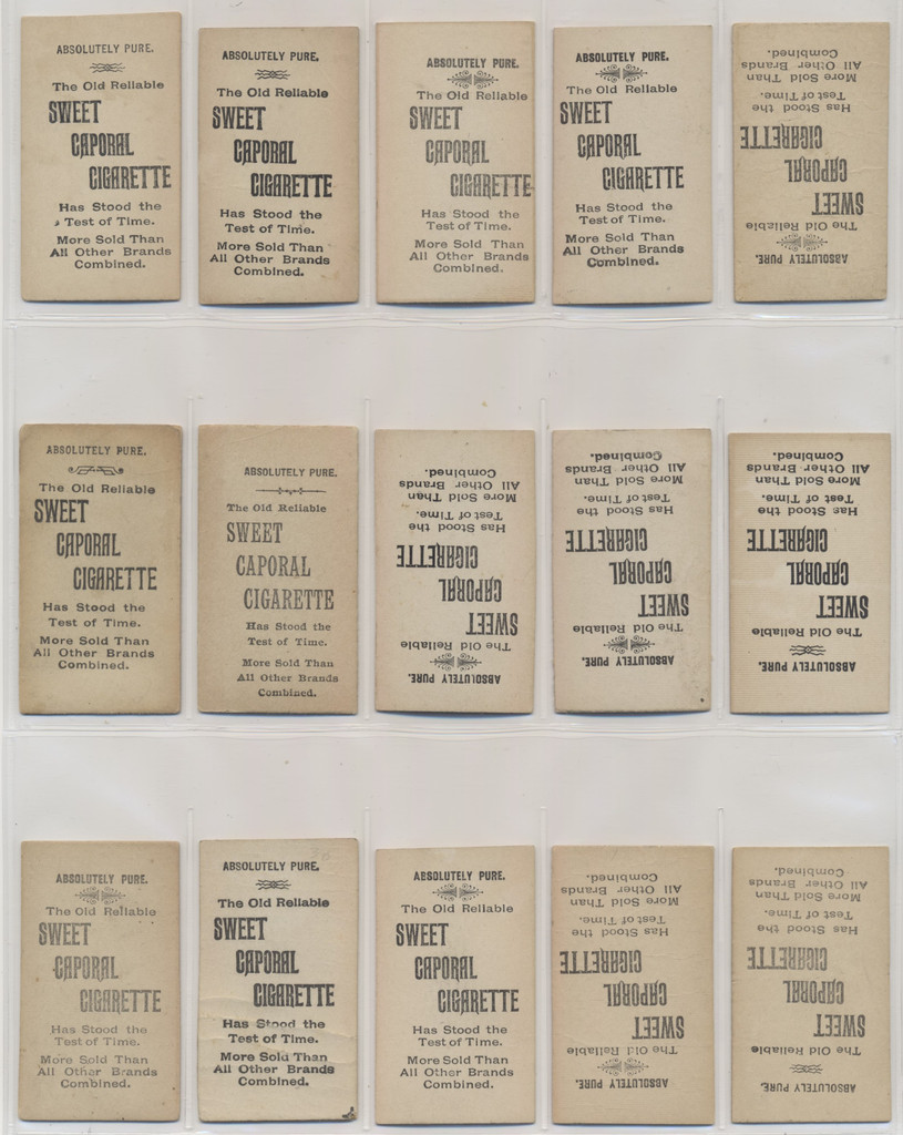 1887's - 1890's N245 Actors & Actresses Lot of 15 different  #*sku37349