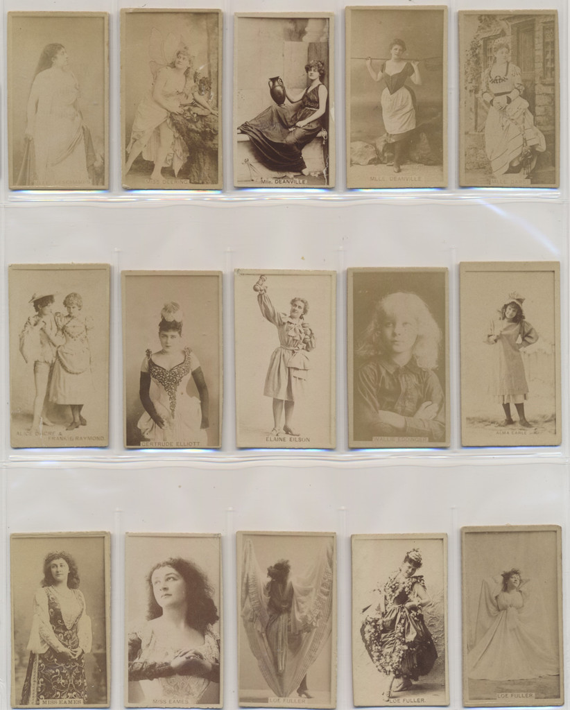 1887's - 1890's N245 Actors & Actresses Lot of 15 different  #*sku37351