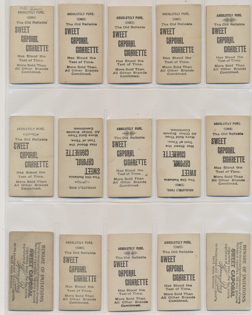 1887's - 1890's N245 Actors & Actresses Lot of 15 different  #*sku37351