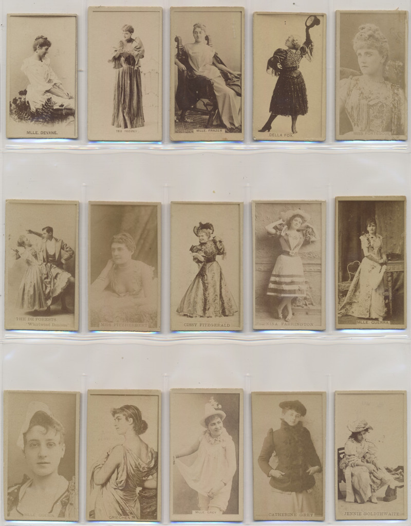 1887's - 1890's N245 Actors & Actresses Lot of 15 different  #*sku37352