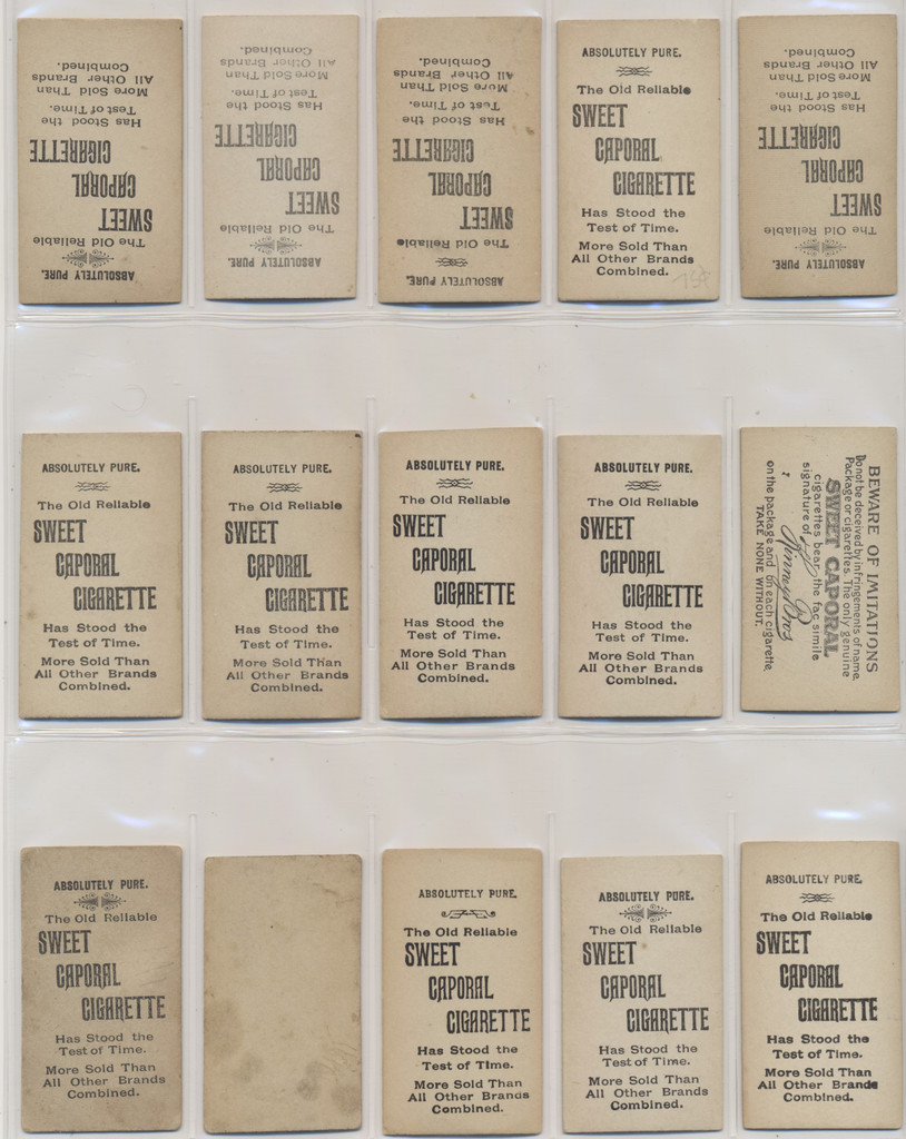 1887's - 1890's N245 Actors & Actresses Lot of 15 different #*sku37358