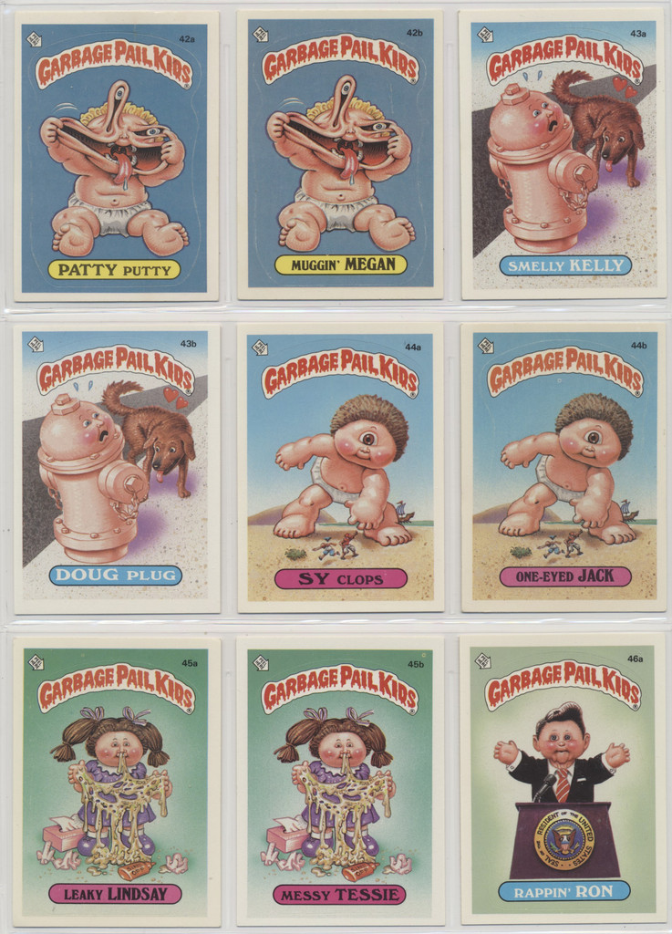 1985 Topps Garbage  Pail Kids Series 2 Complete Set of 84 Stickers (Pack Fresh)  #*sku37364