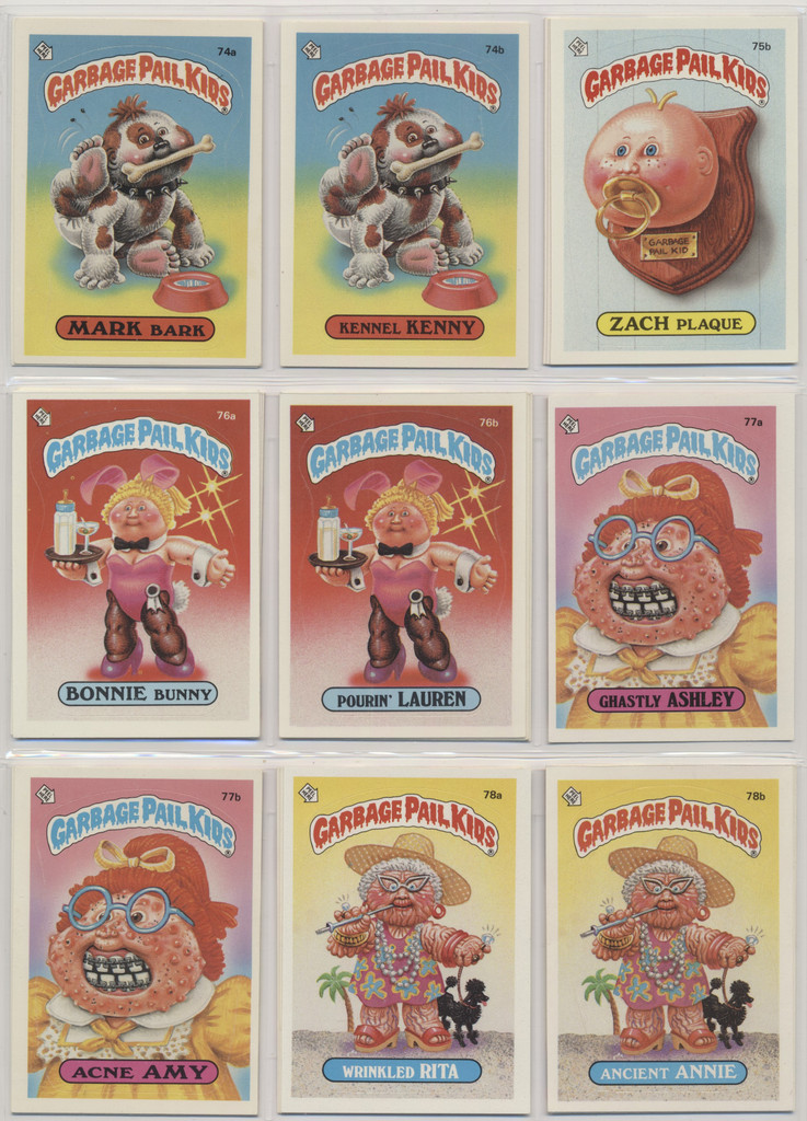 1985 Topps Garbage Pail Kids Series 2 Partial Set of 71/84 Stickers (Pack Fresh) #*sku37369