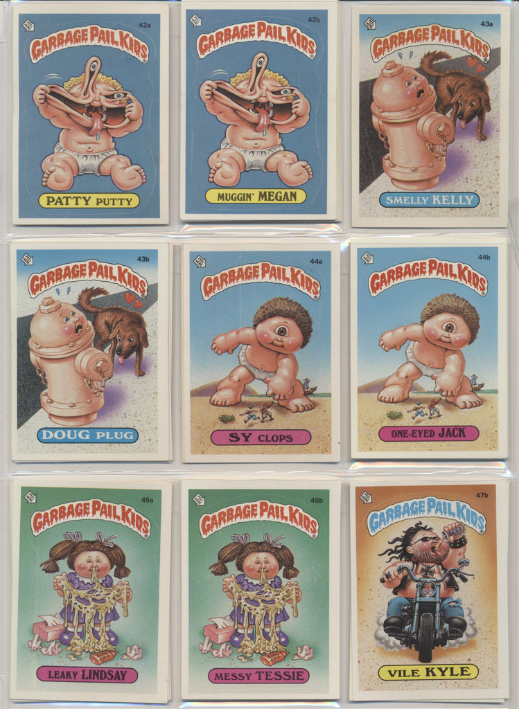 1985 Topps Garbage Pail Kids Series 2 Partial Set of 71/84 Stickers (Pack Fresh) #*sku37369