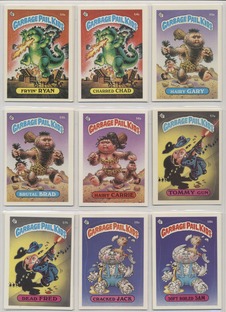 1985 Topps Garbage Pail Kids Series 2 Partial Set of 71/84 Stickers (Pack Fresh) #*sku37369