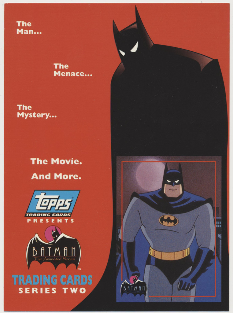 1993 Topps BATMAN The Animated Series Cards Series 2 Promo card  #*sku37368
