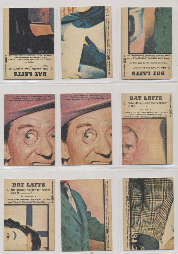 1966 A&BC England BAT LAFF Partial Set 16/55 Cards  #*sku37370