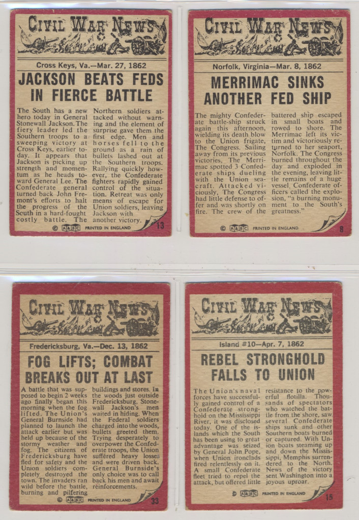 1965 A & BC England Civil War News Lot of 13  #*sku37371