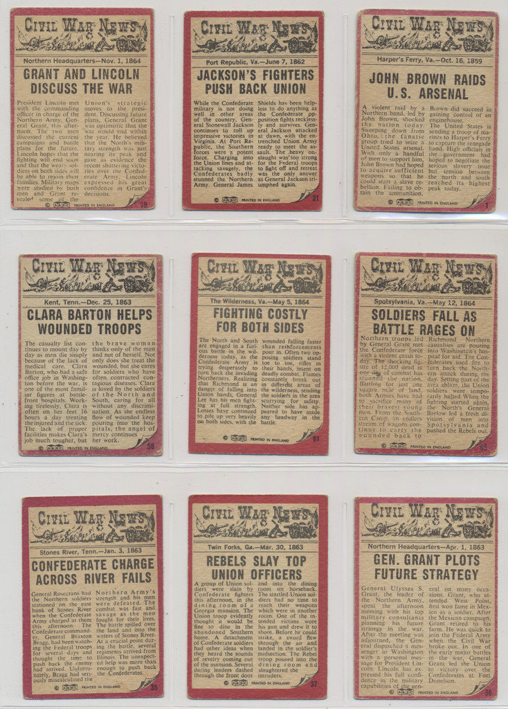 1965 A & BC England Civil War News Lot of 13  #*sku37371