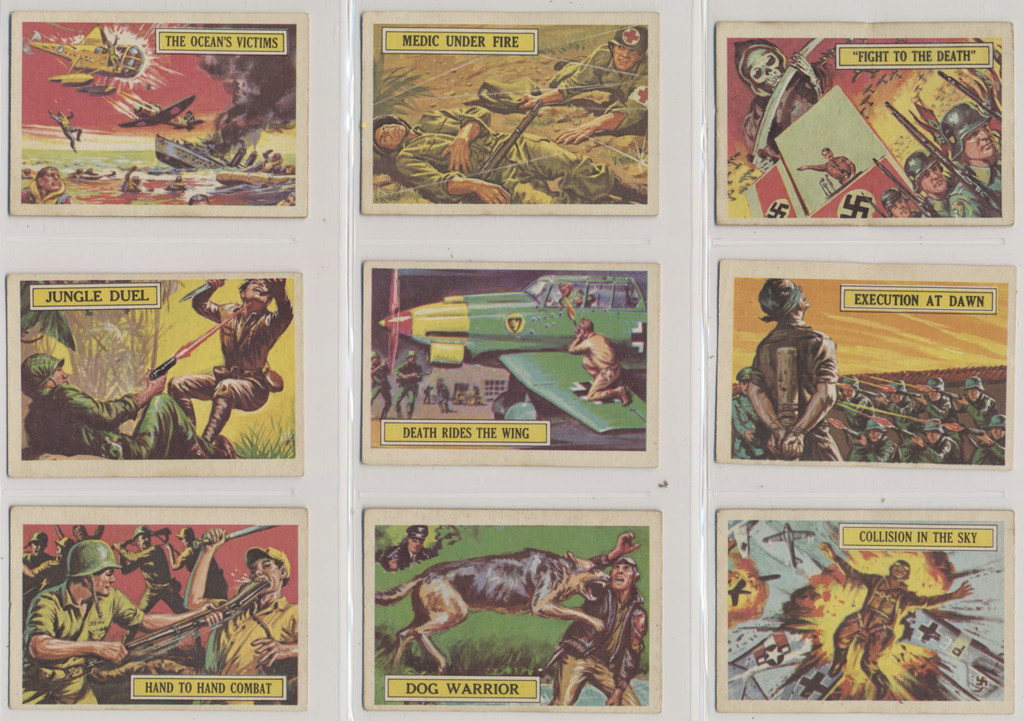 1965 A&BC England Battle Cards Lot of 47/73  #*sku37373