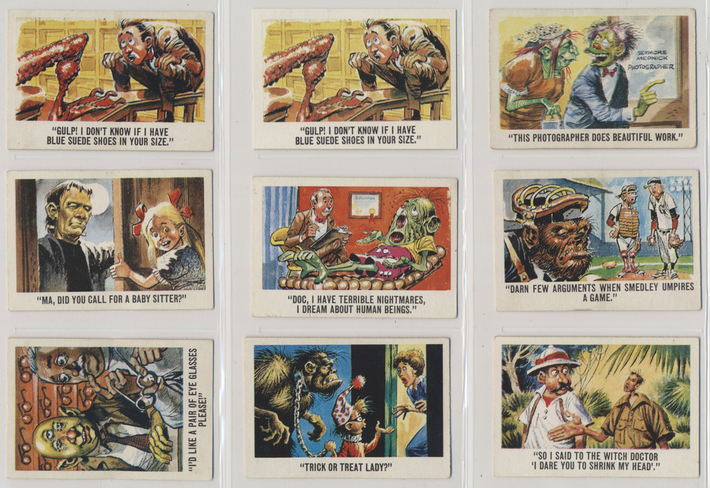1959 A&BC England You'll Die Laughing Lot of 9 different  #*sku37382
