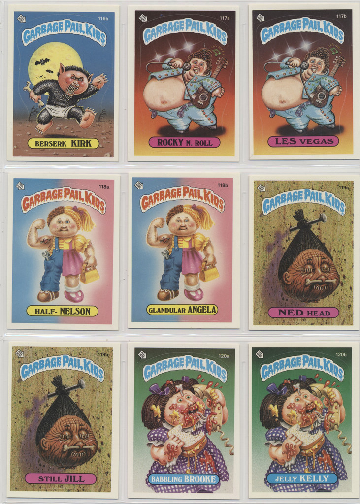 1985 Topps Garbage Pail Kids Series 3 Partial Set 79/80  #*sku37383