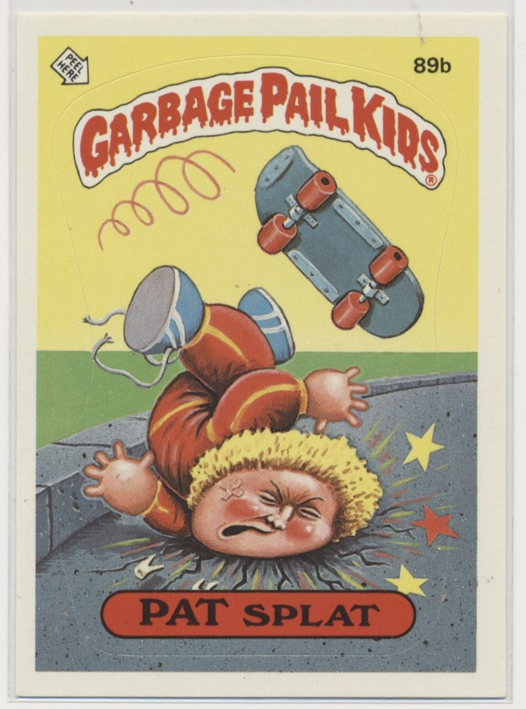 1985 Topps Garbage Pail Kids Series 3 #89b Pat Splat TOUGH #*sku37387