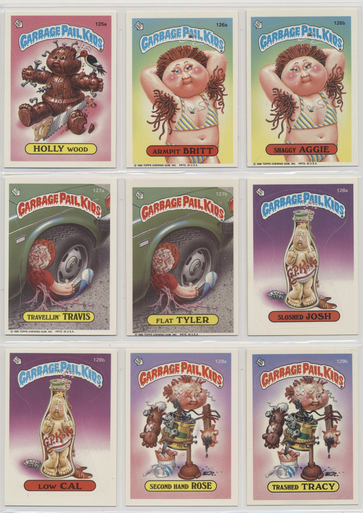 1986 Topps Garbage Pail Kids Series 4 Partial Set 72/84 High Grade #*sku37401