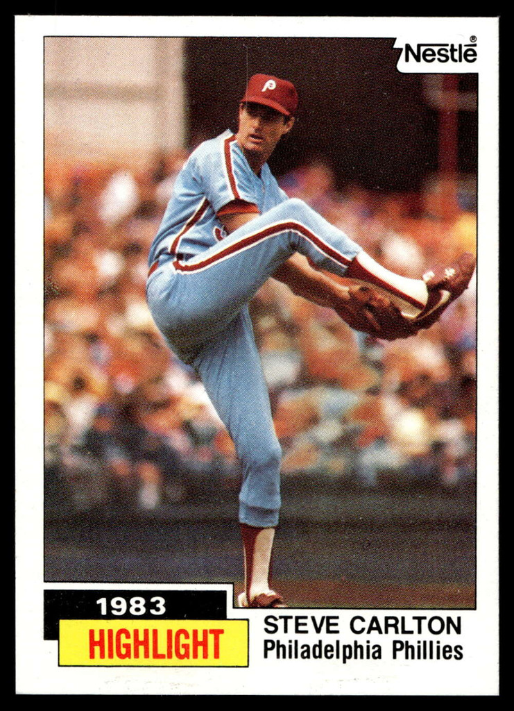 1984 Topps Nestle #1 Steve Carlton Near Mint+ 