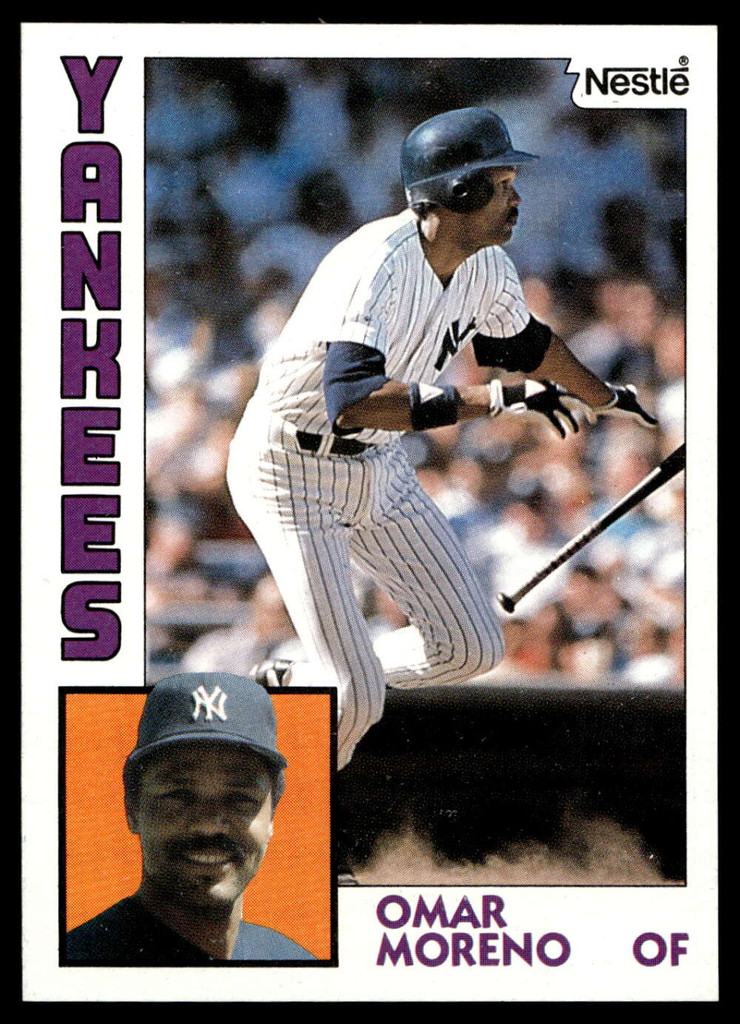1984 Topps Nestle #16 Omar Moreno Near Mint+ 