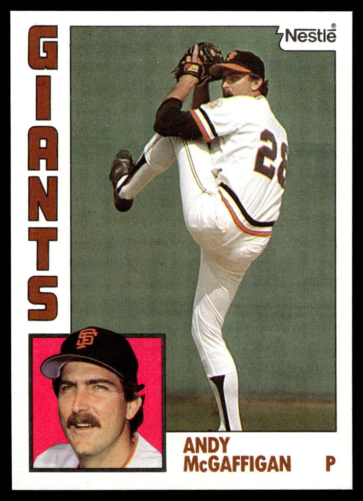 1984 Topps Nestle #31 Andy McGaffigan Near Mint+ 