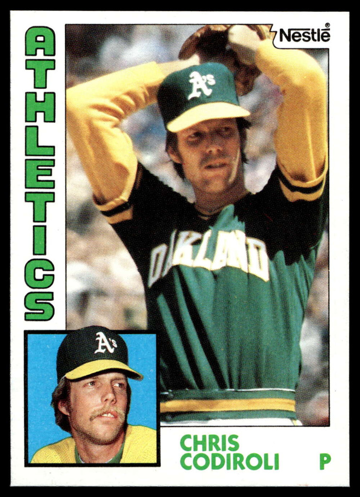 1984 Topps Nestle #61 Chris Codiroli Near Mint+ 