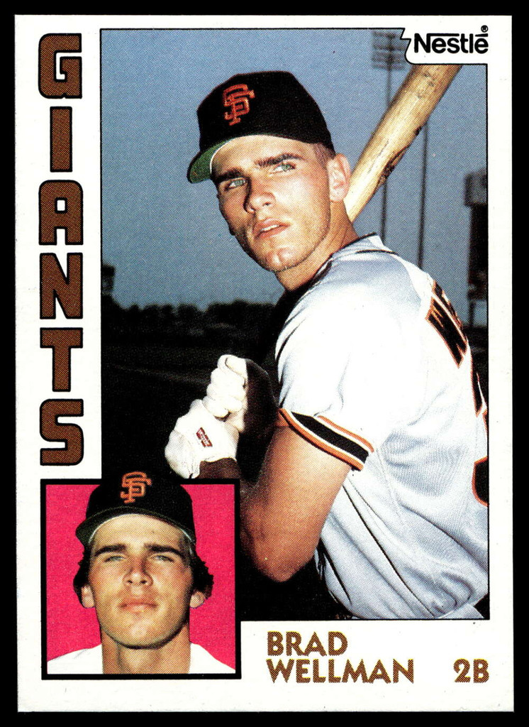 1984 Topps Nestle #109 Brad Wellman Near Mint+ 