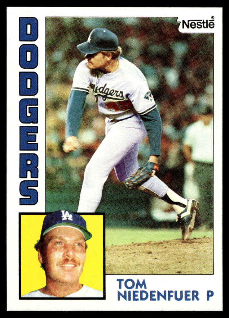 1984 Topps Nestle #112 Tom Niedenfuer Near Mint+ 