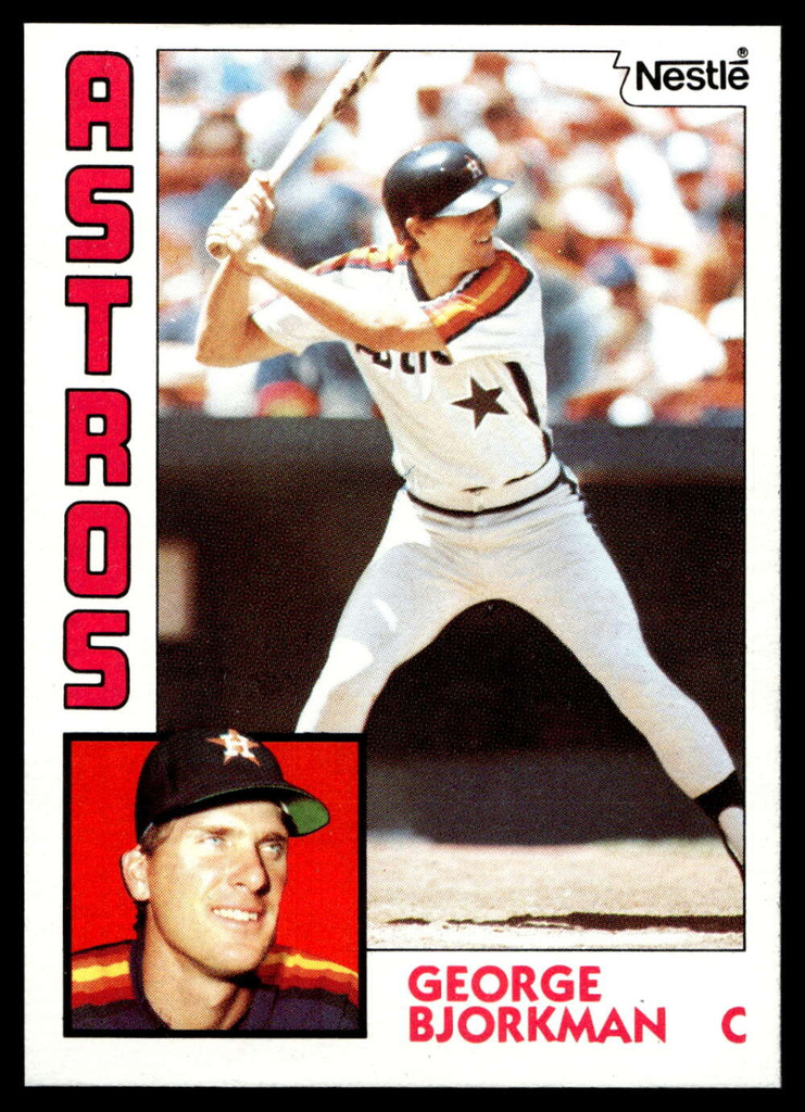 1984 Topps Nestle #116 George Bjorkman Near Mint+ 