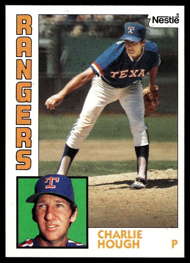 1984 Topps Nestle #118 Charlie Hough Near Mint+ 