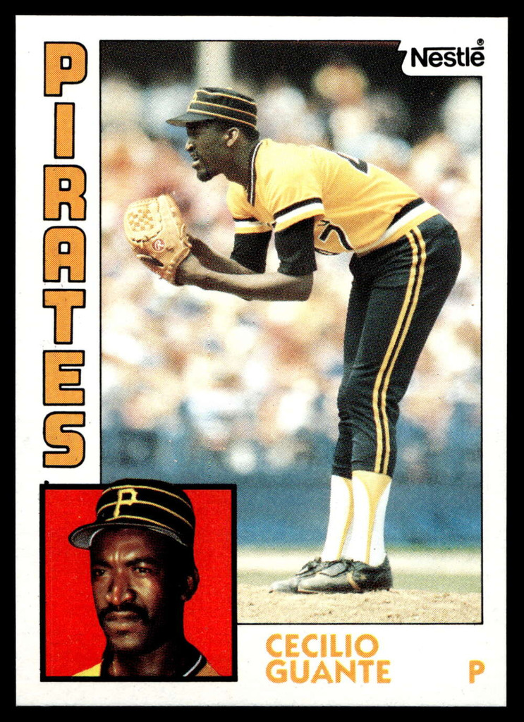 1984 Topps Nestle #122 Cecilio Guante Near Mint+ 