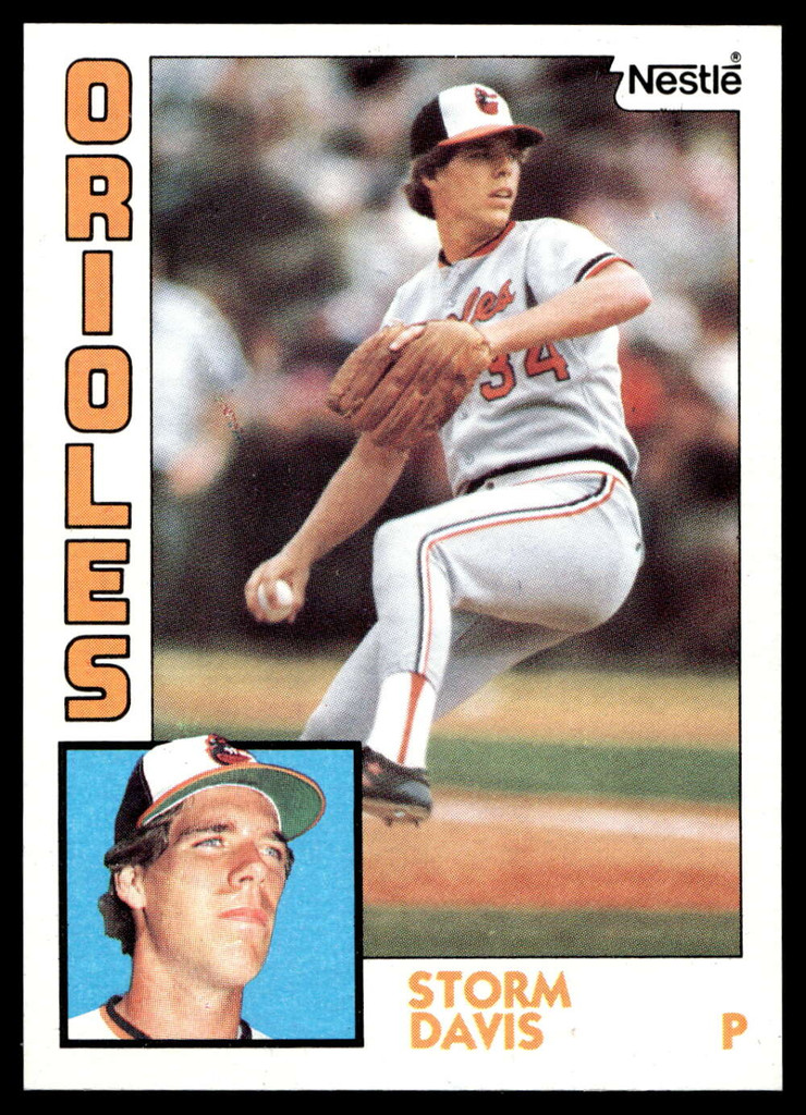 1984 Topps Nestle #140 Storm Davis Near Mint+ 