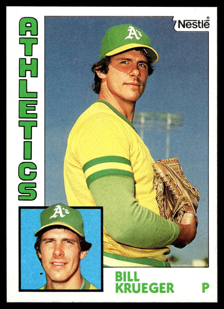 1984 Topps Nestle #178 Bill Krueger Near Mint+ RC Rookie 