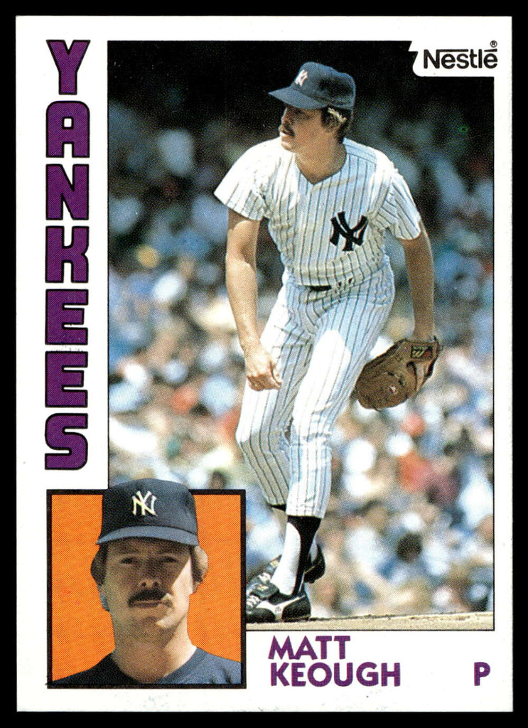 1984 Topps Nestle #203 Matt Keough Near Mint+ 
