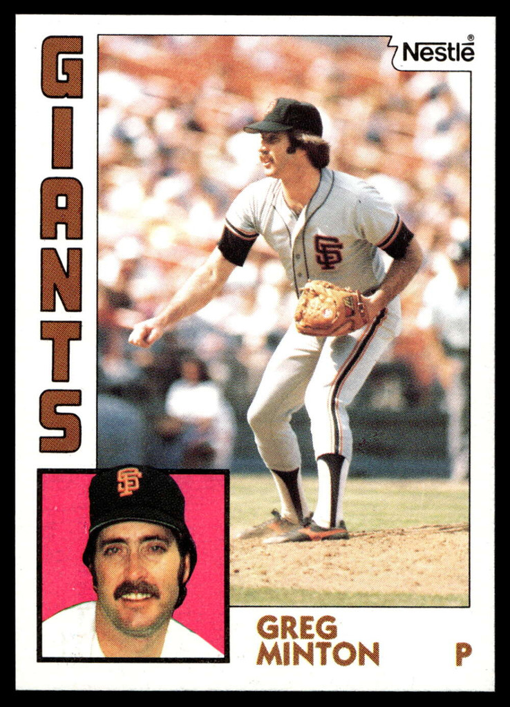 1984 Topps Nestle #205 Greg Minton Near Mint+ 