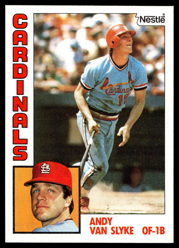 1984 Topps Nestle #206 Andy Van Slyke Near Mint+ RC Rookie 