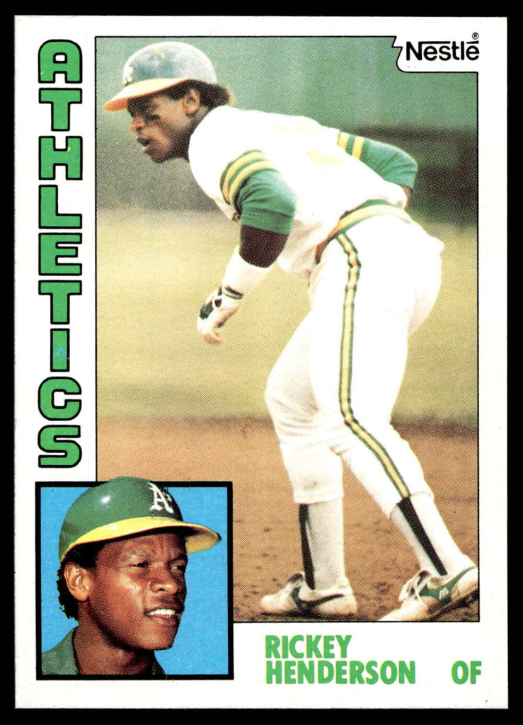 1984 Topps Nestle #230 Rickey Henderson NM-Mint 