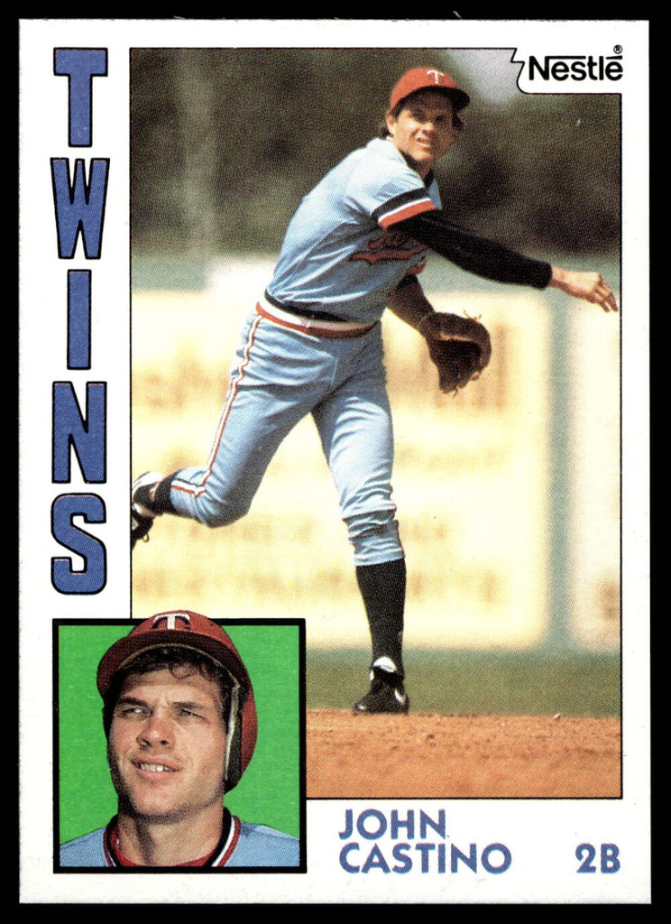 1984 Topps Nestle #237 John Castino Near Mint+ 