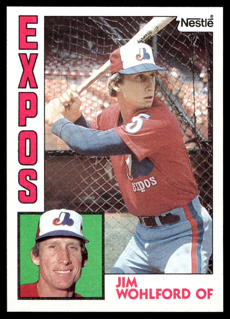 1984 Topps Nestle #253 Jim Wohlford Near Mint+ 
