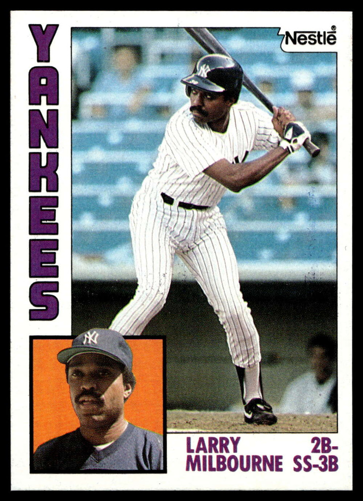 1984 Topps Nestle #281 Larry Milbourne Near Mint+ 