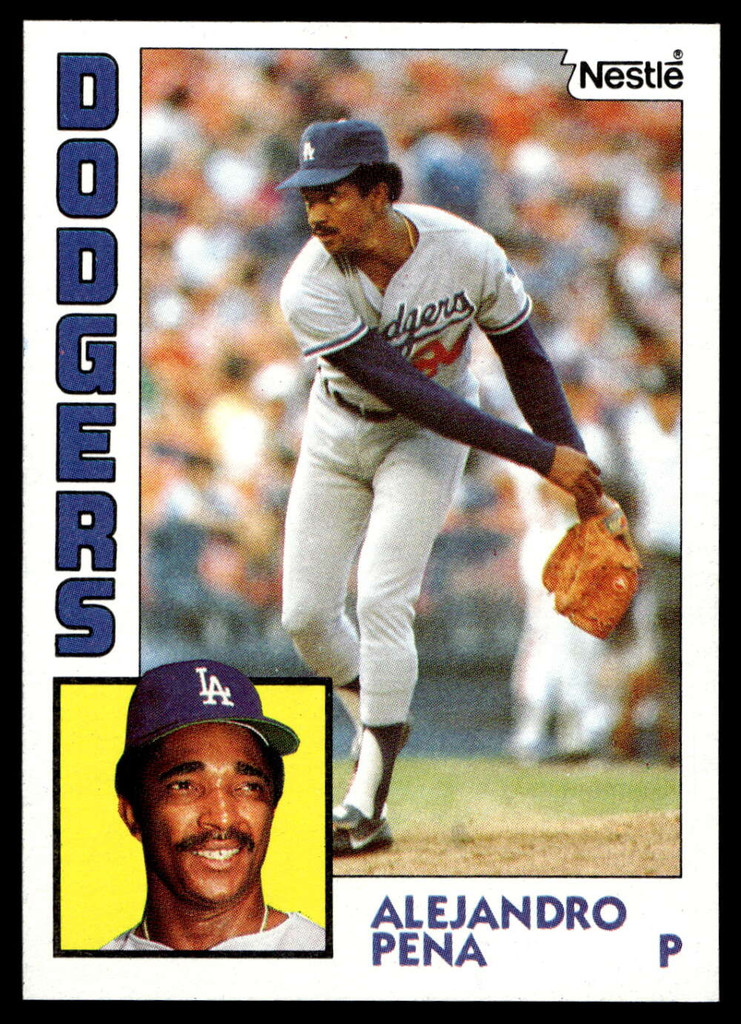1984 Topps Nestle #324 Alejandro Pena Near Mint+ RC Rookie 