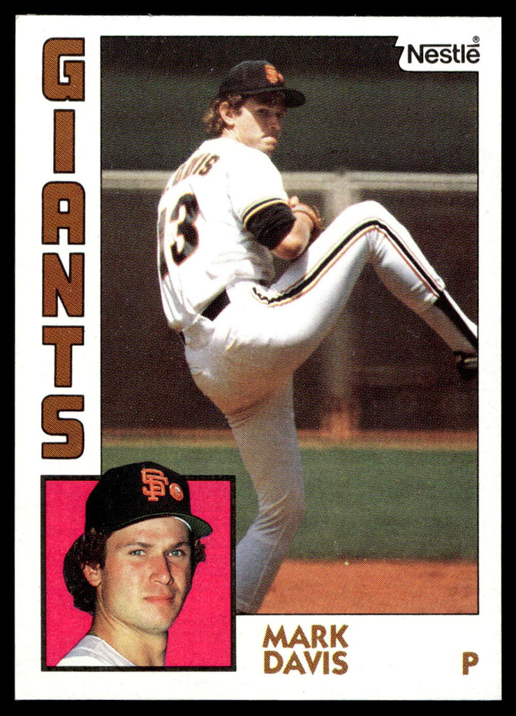 1984 Topps Nestle #343 Mark Davis Near Mint+ 