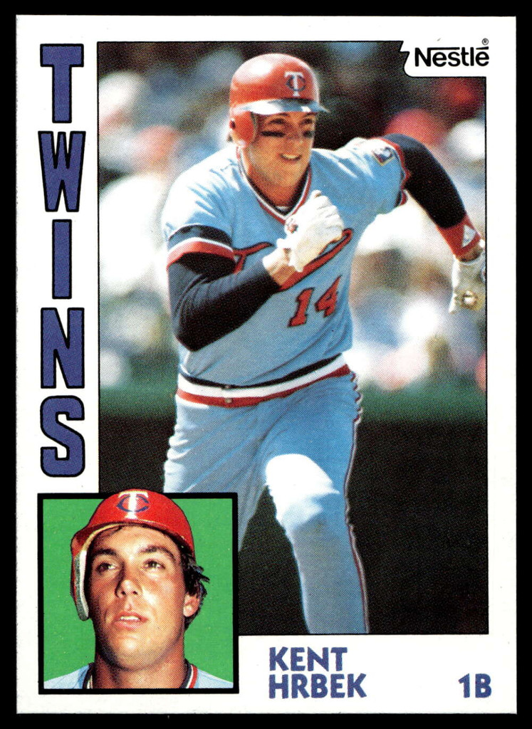 1984 Topps Nestle #345 Kent Hrbek Near Mint+  ID: 524392